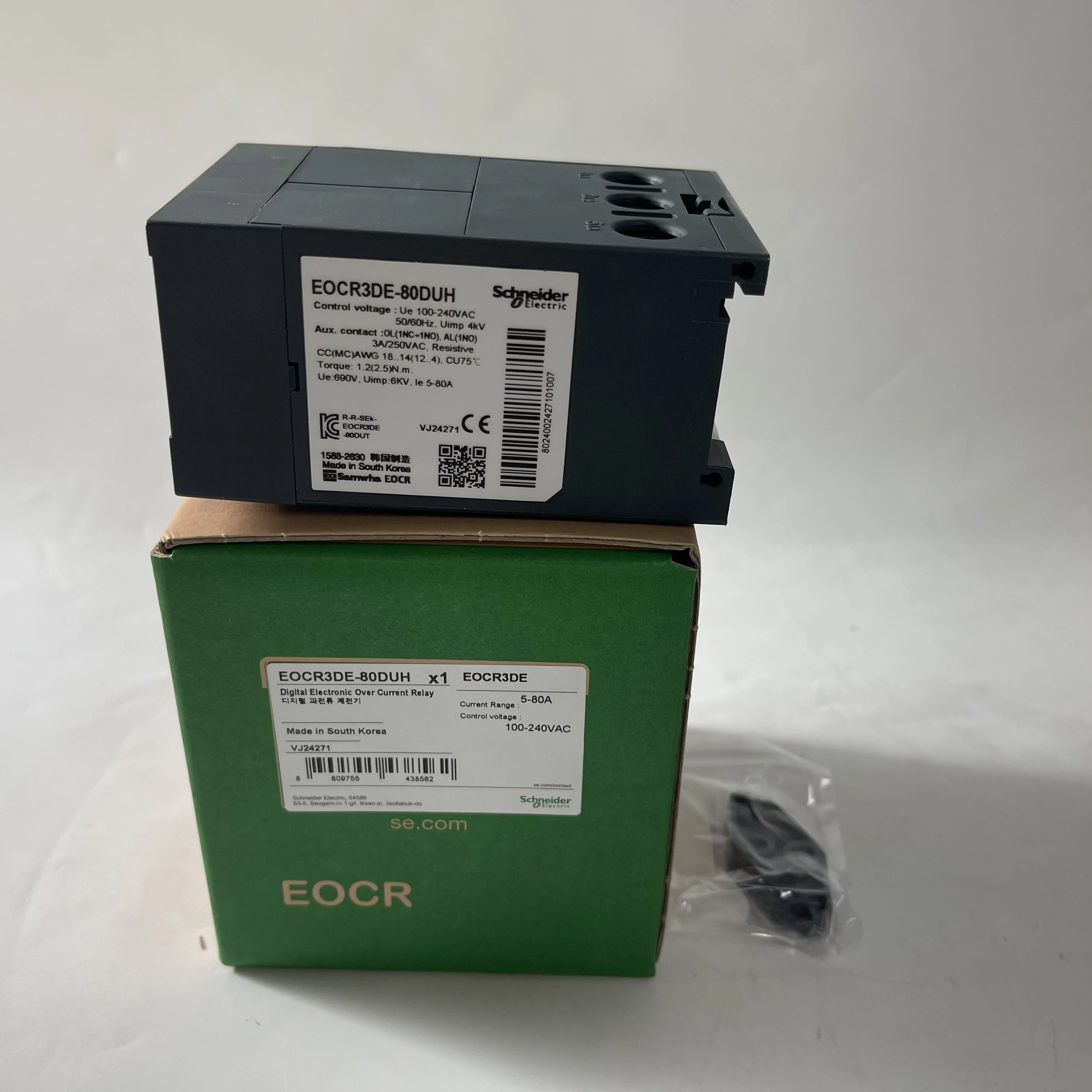 Schneider Digital Overcurrent Relay EOCR3DE-80DUH Schneider Digital Overcurrent Relay EOCR3DE-80DUH