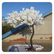 Artificial Cherry Blossom Tree White Faux Cherry Blossom for Wedding 2.5m 3m Artificial Flower Tree for Indoor Outdoor Decor