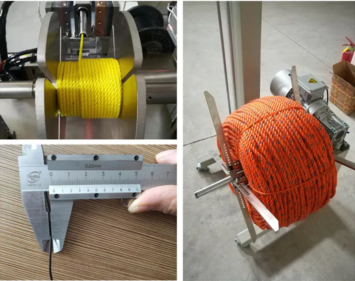 Full Automatic Trimmer Line Packing Rope Coiler Coiling Winding Machine