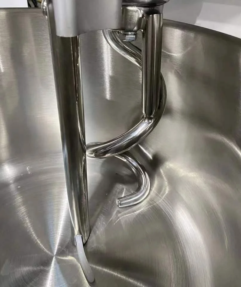 60L Dough Mixer with Removeable Blades Time Controlled Spiral Dough Mixer 25kg Dough Mixer Household with Accessories