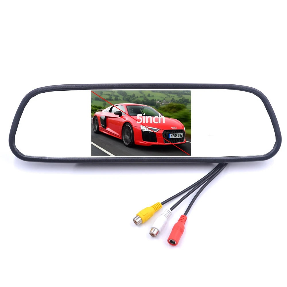 5 zoll TFT LCD Color Display Screen Parking Rear Car Mirror HD Car Monitor fur Rear View Camera