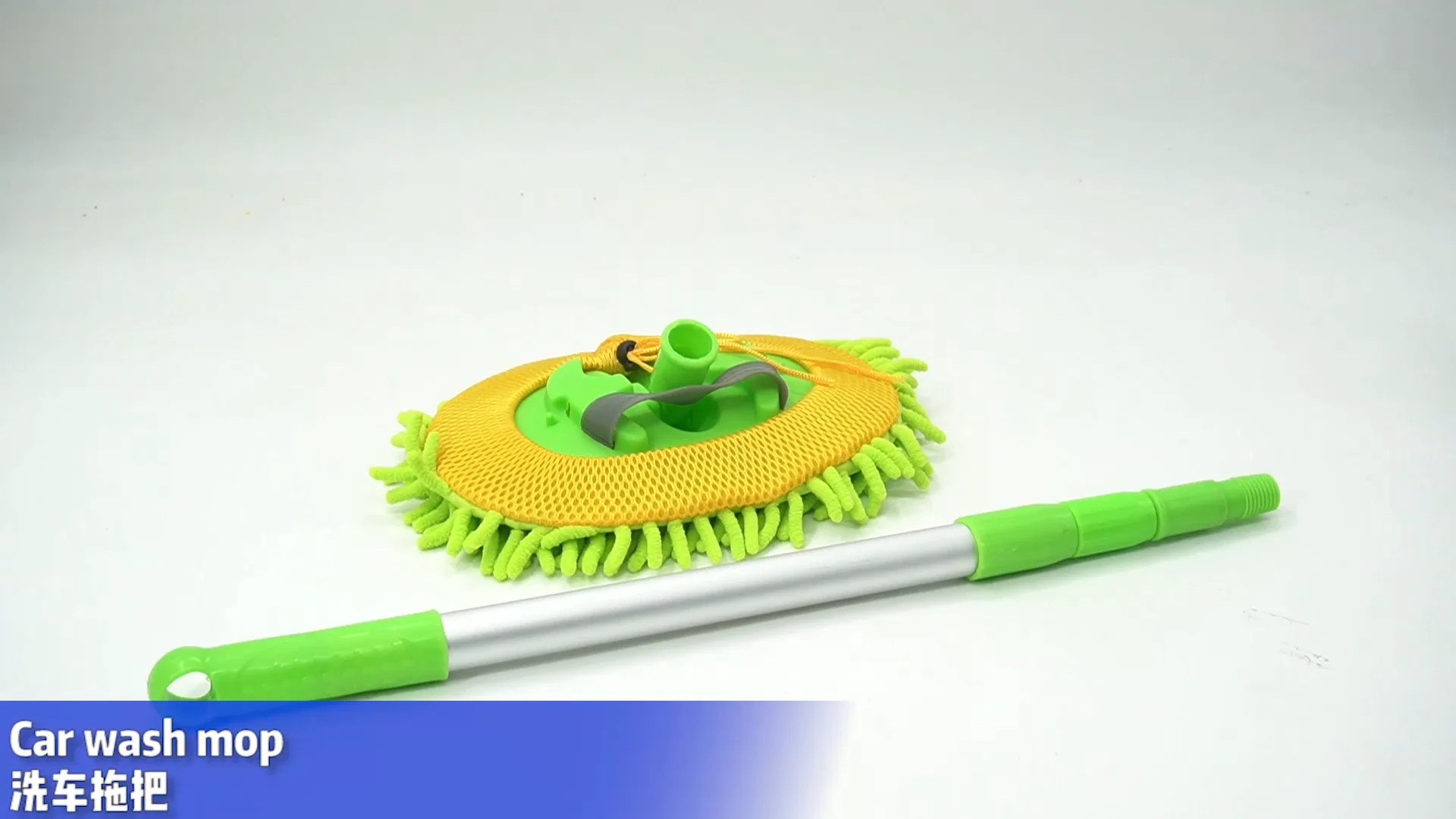 Microfiber Car Wash Brush Telescopic Long Handle Cleaning Mop Car