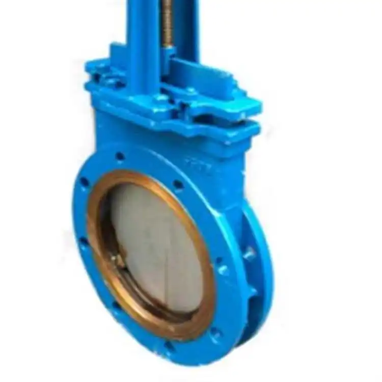 Wear-Resistant Manual Gate Valve Customized High Quality Cast Steel Knife Flange Gate Valve