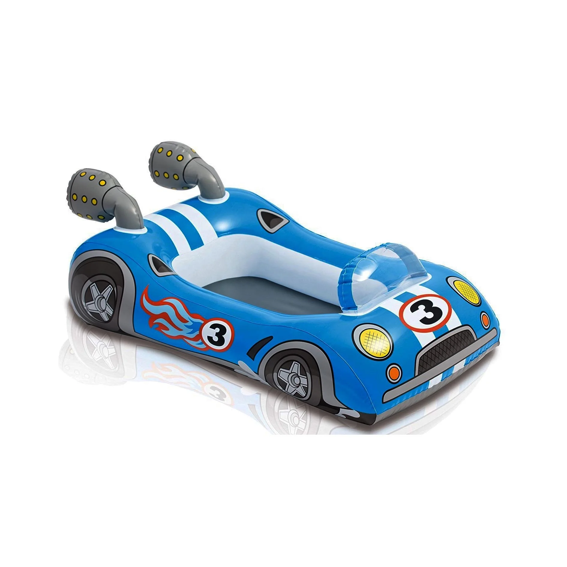 race car pool float