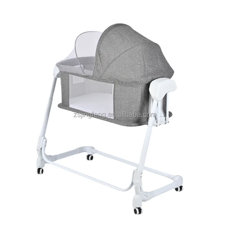 Electric Swing Baby Bed Bedside Sleeper Crib 4 in 1