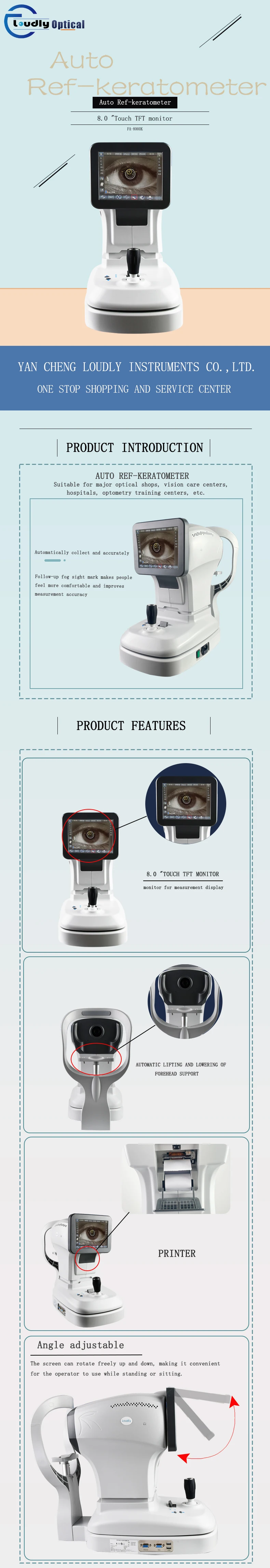 High Quality Ophthalmology Auto Ref/keratometer Autorefractor ...