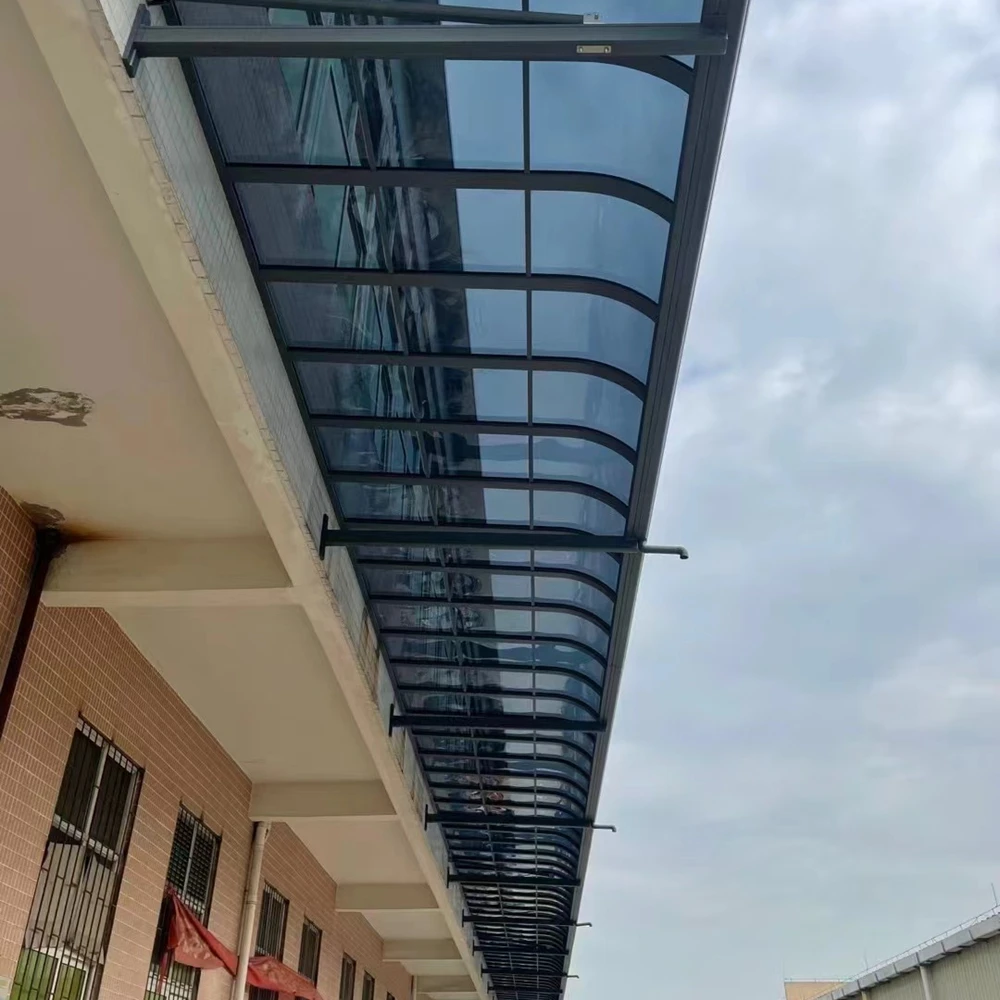 Waterproof Outdoor Polycarbonate Sheet Polycarbonate Plate Balcony Patio Transparent Roof
