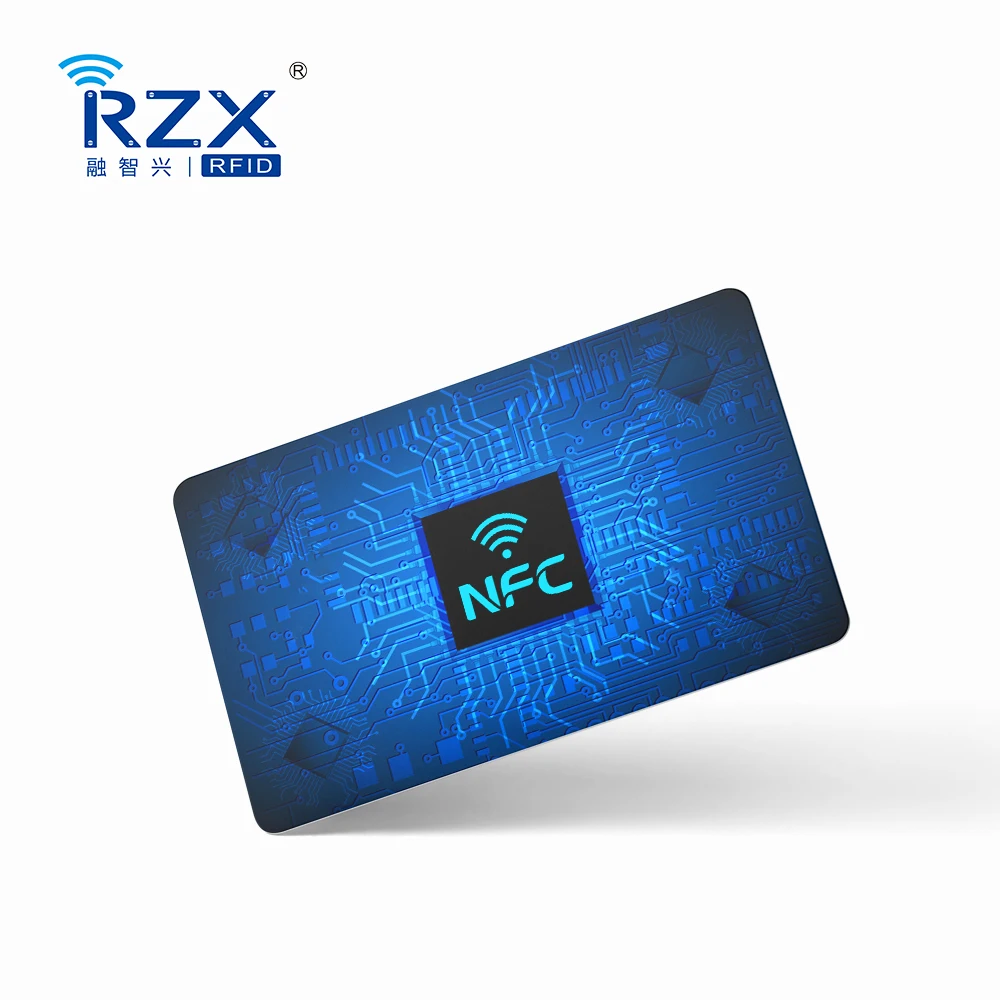 Custom Printing Plastic PVC Contactless NFC Card NTAG 215  RFID Card Digital Business Card