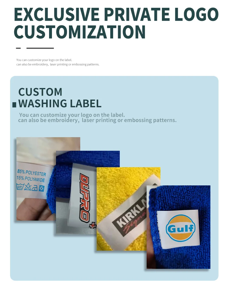 Microfiber Towel Wholesale Cleaning Cloth Car Wash Towel 36 Pieces Pack Custom Microfiber Car