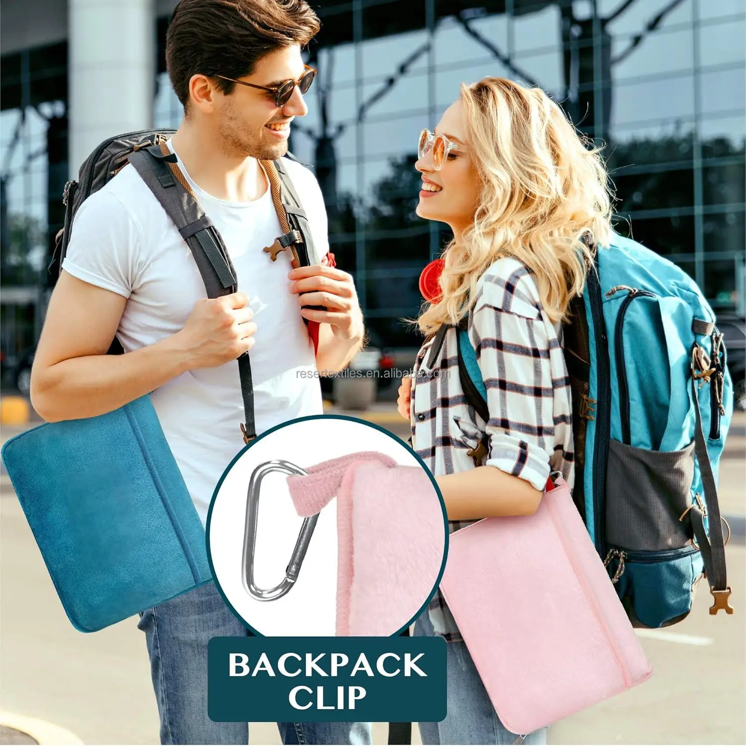 Fashional Premium Promotional Gift Handbag Shopping Sports Hiking Camping Aircraft Car Travel Picnics Party Throw Blanket 100%