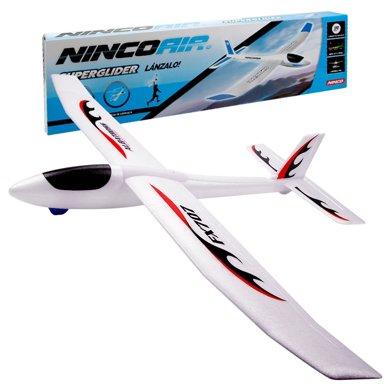 Large Epp Foam Anti-collision Hand Airplane Model Foam Board Outdoor Gaming air Flying Aircraft Simulation Glider