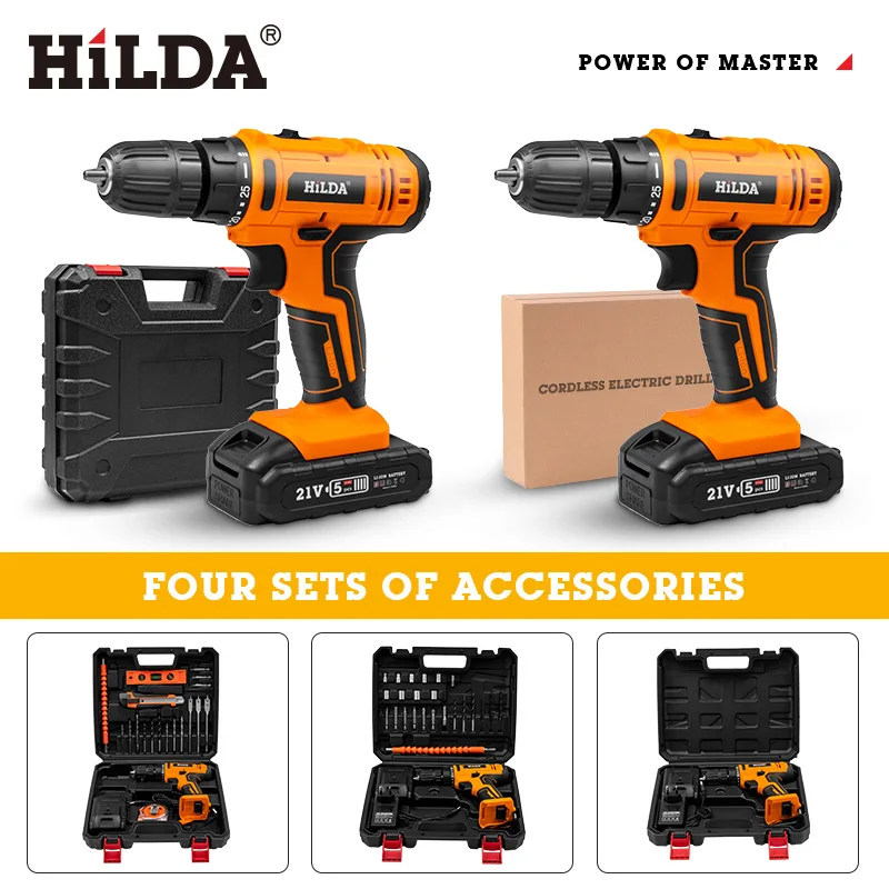 Hilda deals electric drill