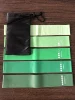 Conjunto con marcas de peso en degradado verde + bolsa de tela.