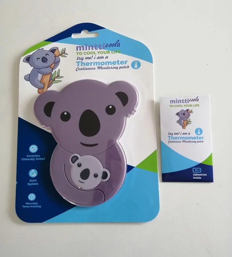 Smart Baby Thermometer Patch With Wearable Stickers Blue Tooth