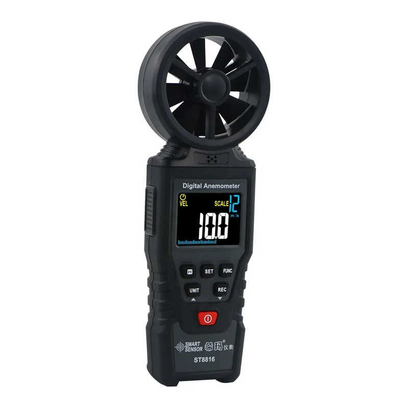 SMART SENSOR ST6816 Handheld Digital Anemometer Wind Speed