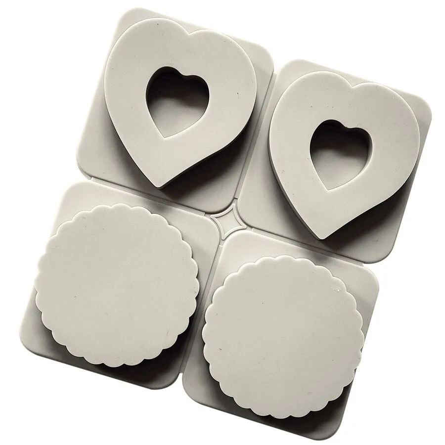 DIY 24 Types Custom Oval Round Rectangle Heart Shape Aromatherapy Wax Melt Mold Silicone Candle Plaster Ornaments Mould for Soap