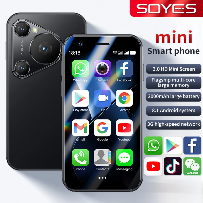 Tiny Android Device Mini Dual Sim Phone Original Palm Small Modern Phones Smart Mobiles Smartphone
