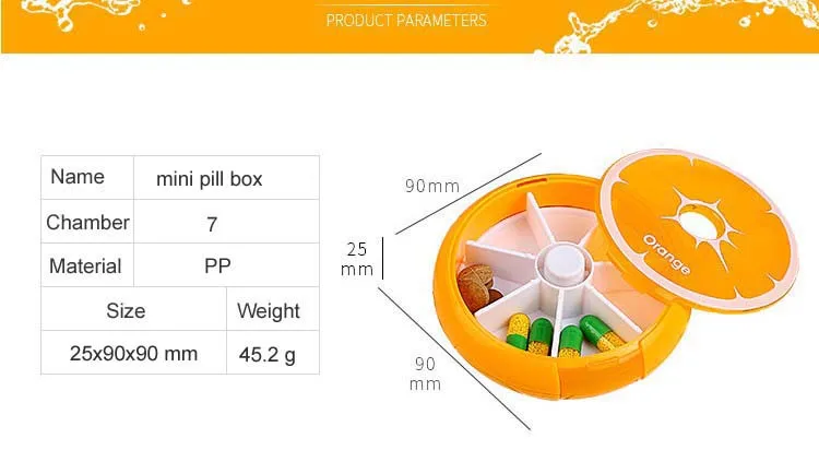 Контейнер для лекарств из пищевого
