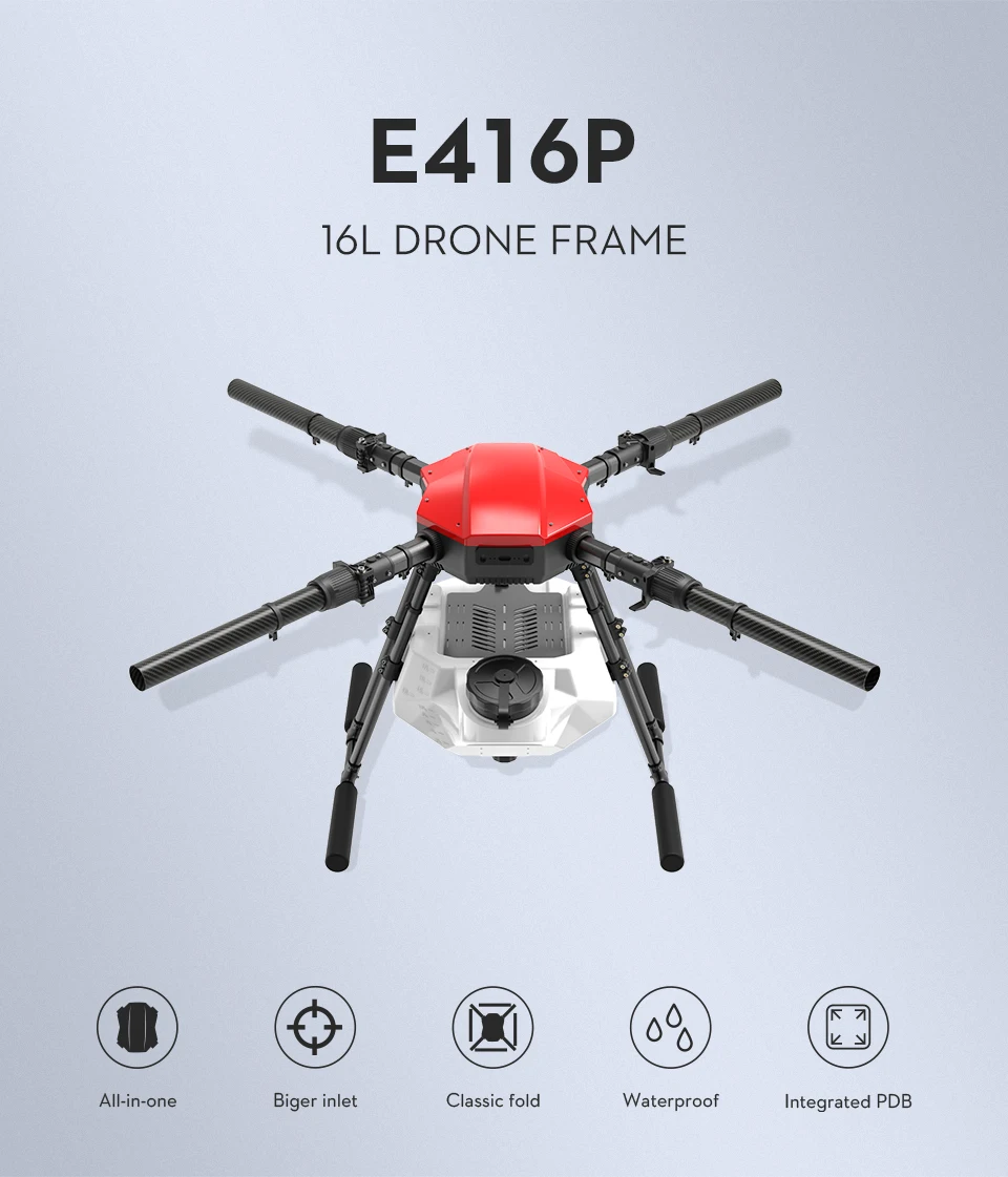 EFT E416P Agri Drone Sprayer Frame Agricultural Spray Pesticide ...