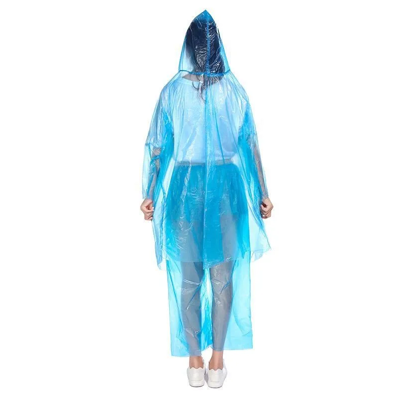 Disposable Rain Suit One Time Use Raincoat Set Coverall Full Body