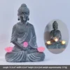 Sitting Buddha-light blue