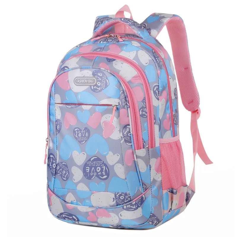All Over Custom Print Backpack Logo Kids Book Bag Children Student School Bags Customized Design Custom Printed Backpack