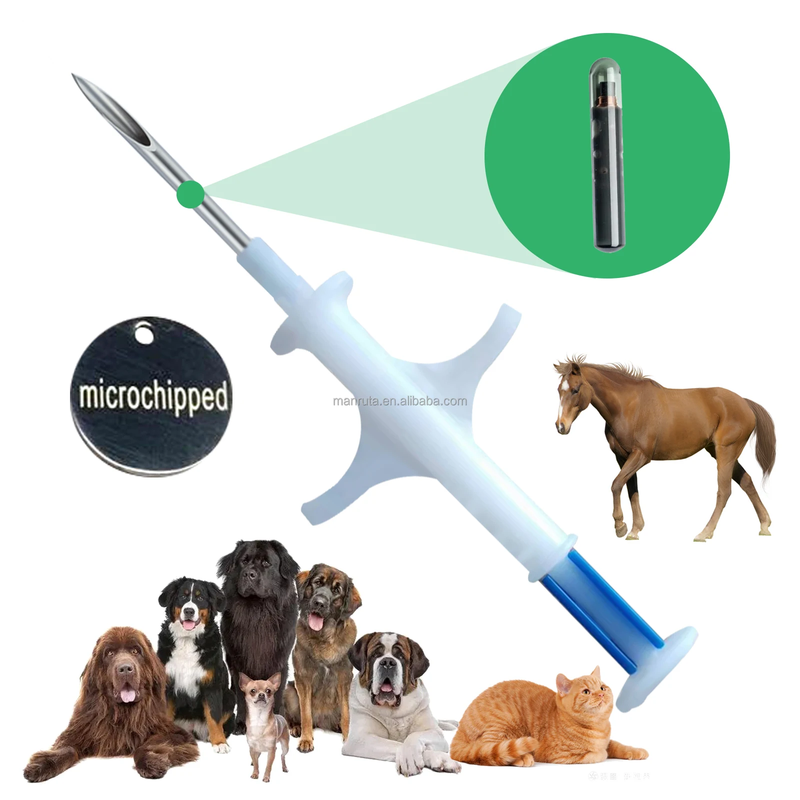 Manruta Gps Microchip for Dogs  and Cats Wholesale Factory Supply