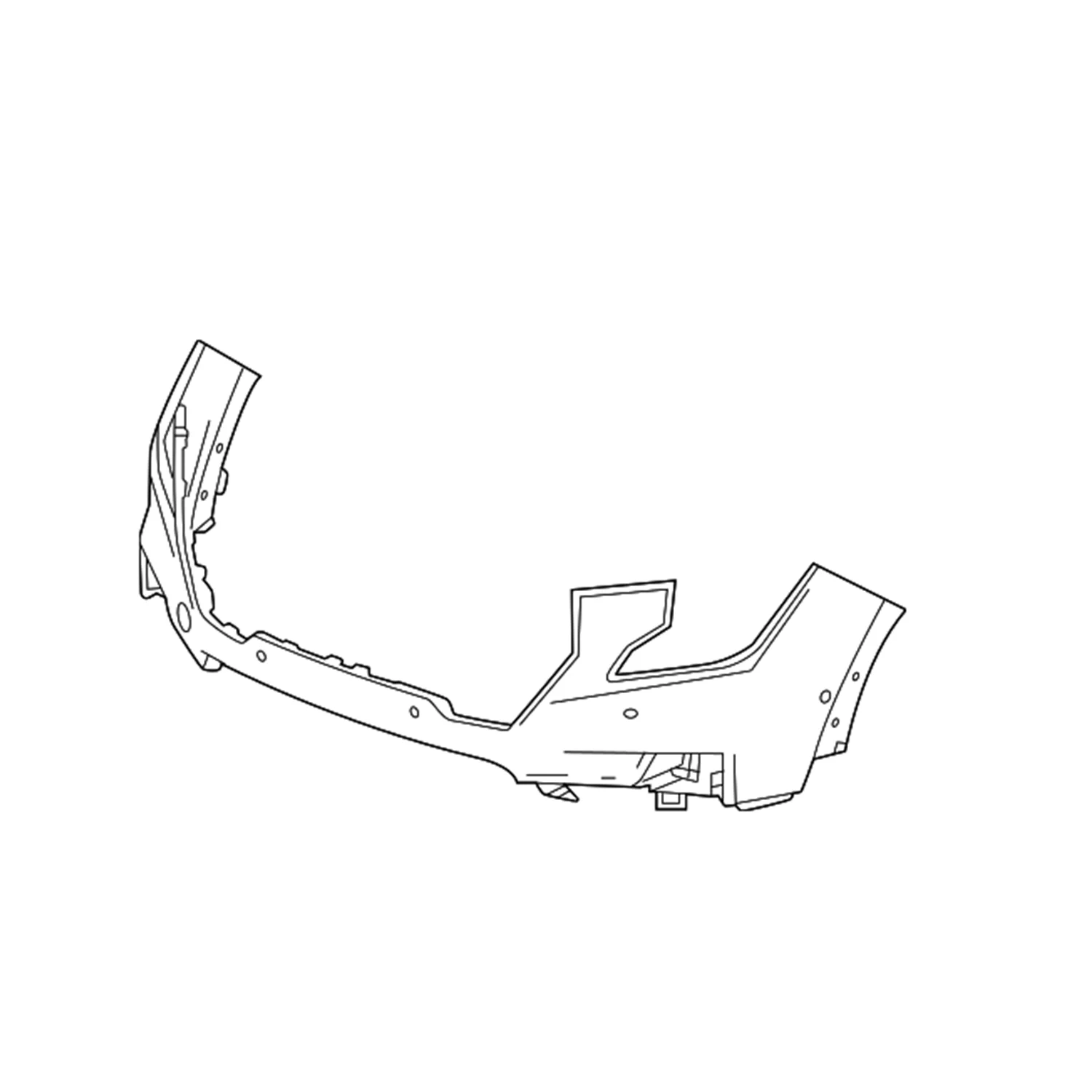 Front Bumper for GMC Terrain 2022 2023 2025 Oem 84931973 Color Glossy Black High Quality Product Car Bumper