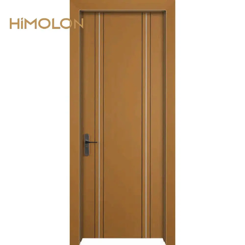 Zebra Design Style Wooden House Front Entry Doors for Hotel Room