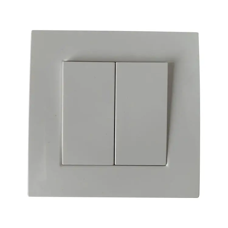 Factory Wholesale European Standard Household Switches 1 Gang 1 Way 250V/10A Wall Switches