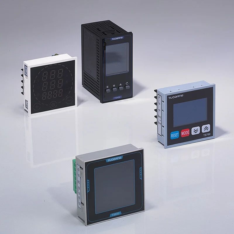 220V Digital Control Box Temperature Controller Timer for Hot Press Stamping Machine K-type Manual/Automatic Plastic 30A Relay