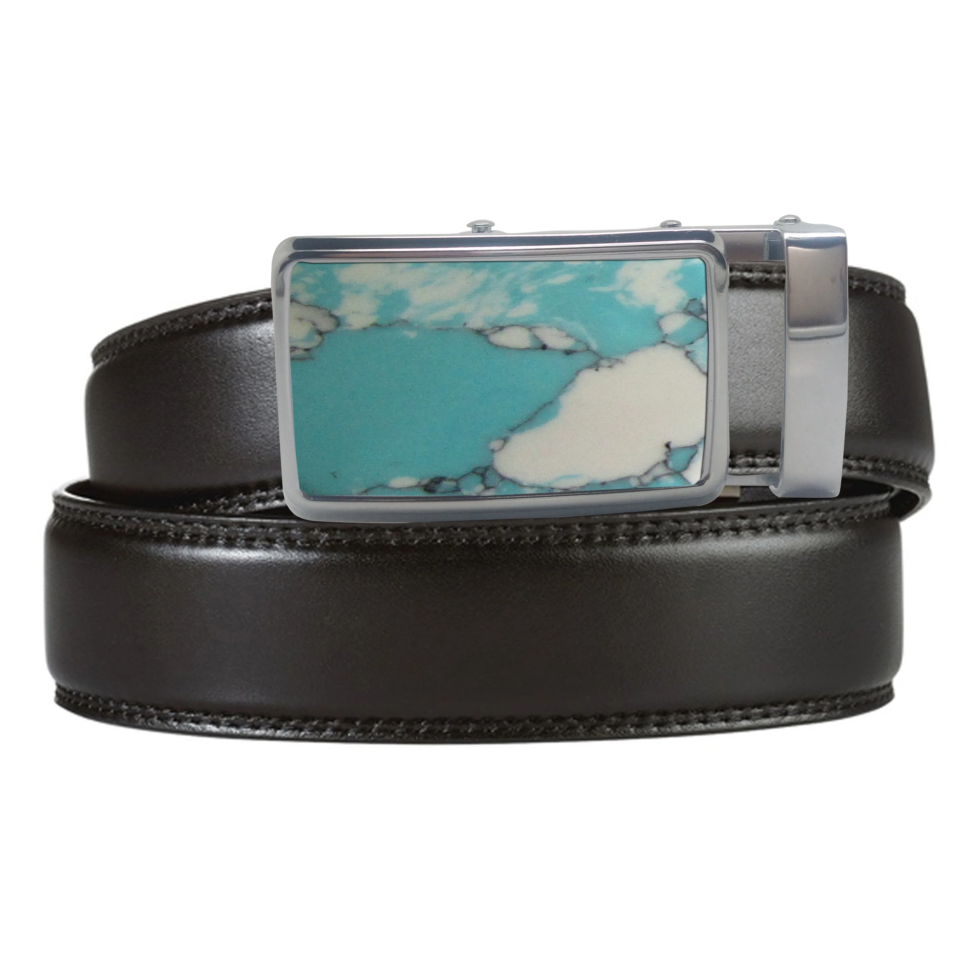 genuine turquoise belt buckle