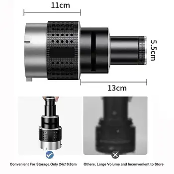 Bowens Mount Flash Snoot Conical Lens Video Artist Modelling Shape Photo Studio Light Kit With Optical Spotlight Lens 35 Gobos product image