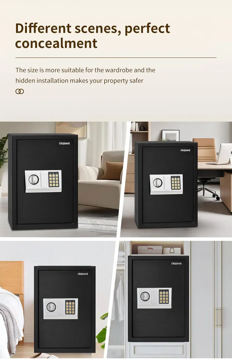 CEQSAFE High Quality Metal Door Lock Small Safe Home Electronic Safe Box factory