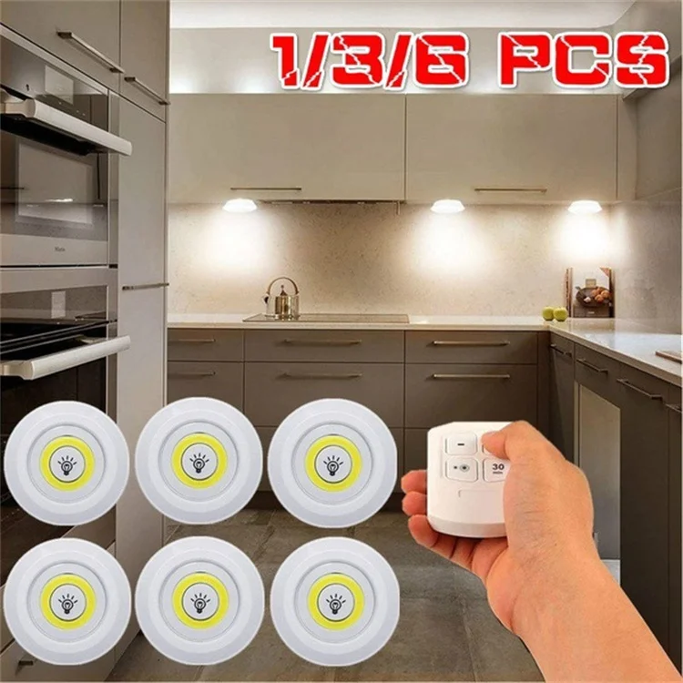 Wireless Remote Control Pat Touch Lighting Reading Night Light Interior Decorative Home Creative Gift Cabinet Light
