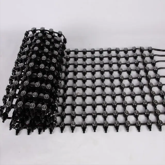 P100 Mesh Screen for Bridge Large Flexible Led Screen Led Curtain Wall Outdoor Led Mesh