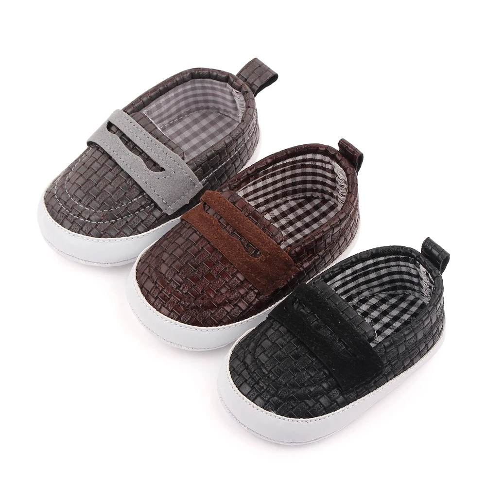 High Quality Soft Sole British Style Solid Color Boys' Moccasins