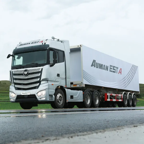 Used China Foton AumanTractor Truck 430HP Trailer Tractor 50 Ton 6X4 Year 2015 Second Hand