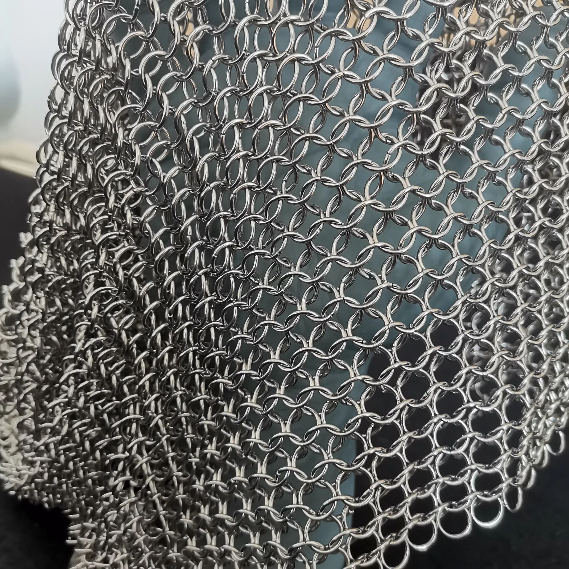 Stainless Steel Chain Mail Curtain 304 Ring Mesh - Buy Stainless Steel ...