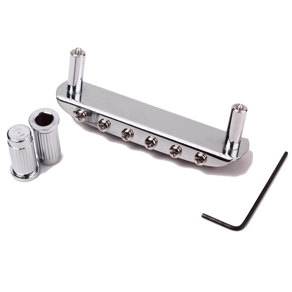Guitar Bridge Saddle Replacement for Mustang Jaguar or Jazzmaster with Studs 3Colors
