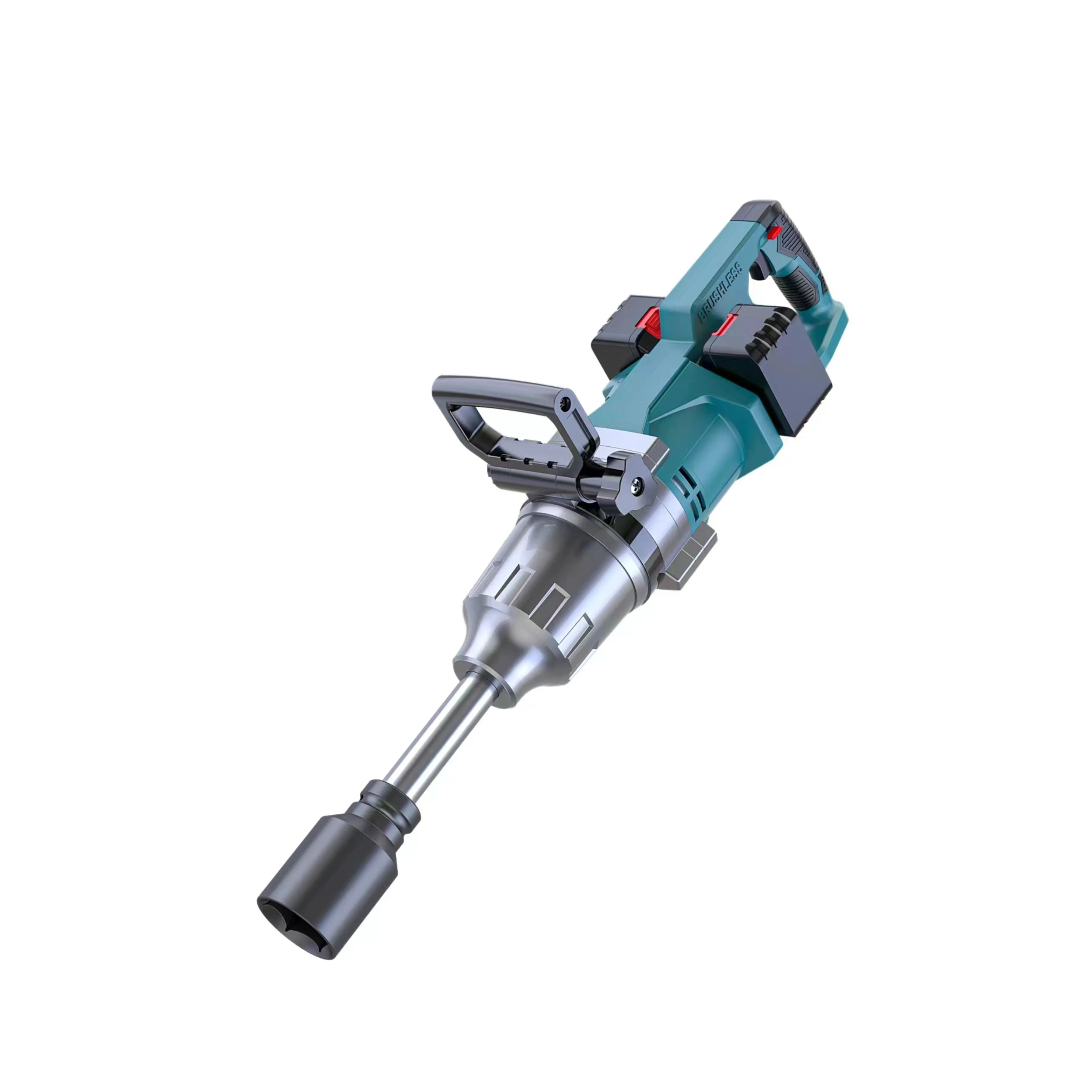 超重型1英寸电动无刷冲击扳手4000纳米1600瓦电池高扭矩42v无绳冲击扳手