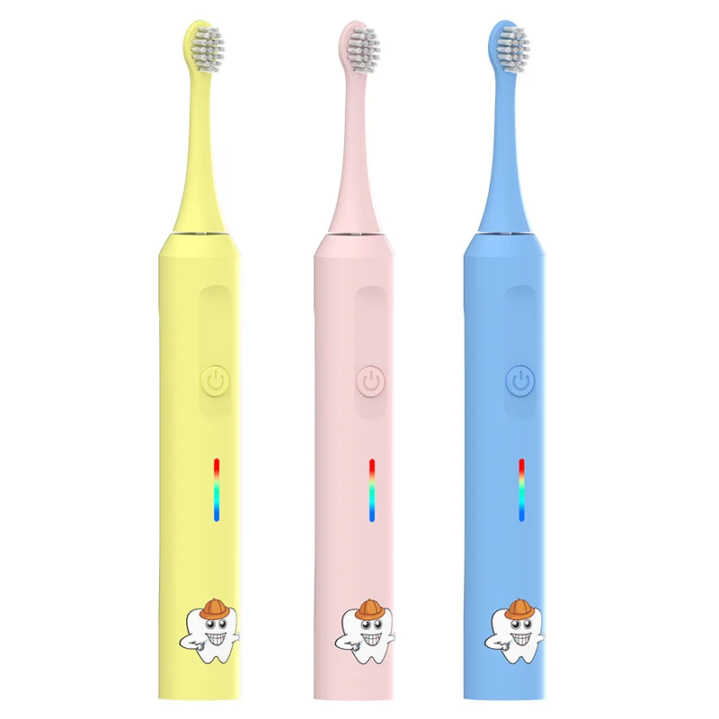 2024 Hot Styles Custom Wireless Charging Smart Sonic kids children rechargeable electric toothbrush factory