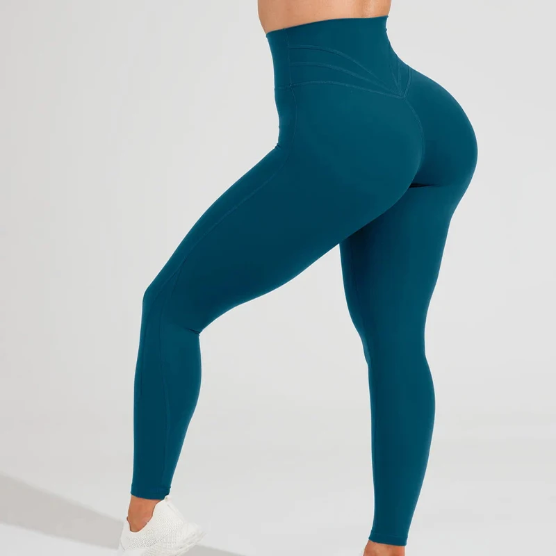 Custom Recycled High Waist Yoga Pants Workout Tights High Waist Women