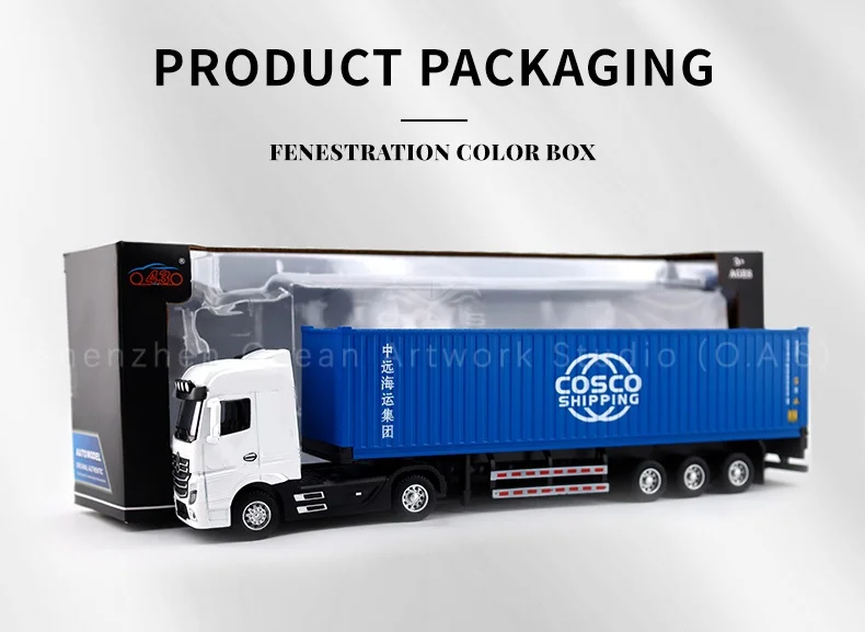 loas container model factory shipping gift customized 150 sx alloy material truck toy scale model-6
