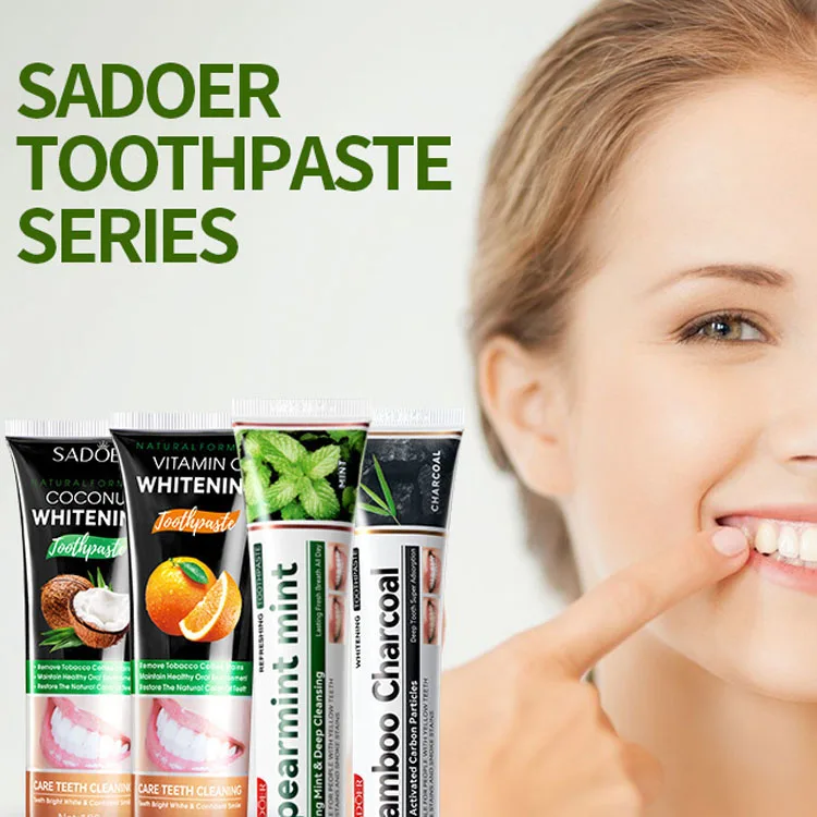 Оптовая продажа отбеливающая зубная паста для глубокого очищения