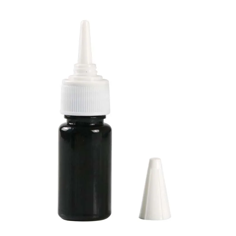 10ml 20ml 30ml 50ml 100ml Round Shoulder Small Black Empty Plastic Bottle Ink Glue PET Bottle