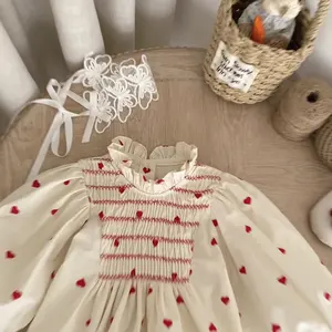 2026 Brand New High Quality Infant Baby Girl Dresses 6-9 Months Spring Designs for Everyday Wear