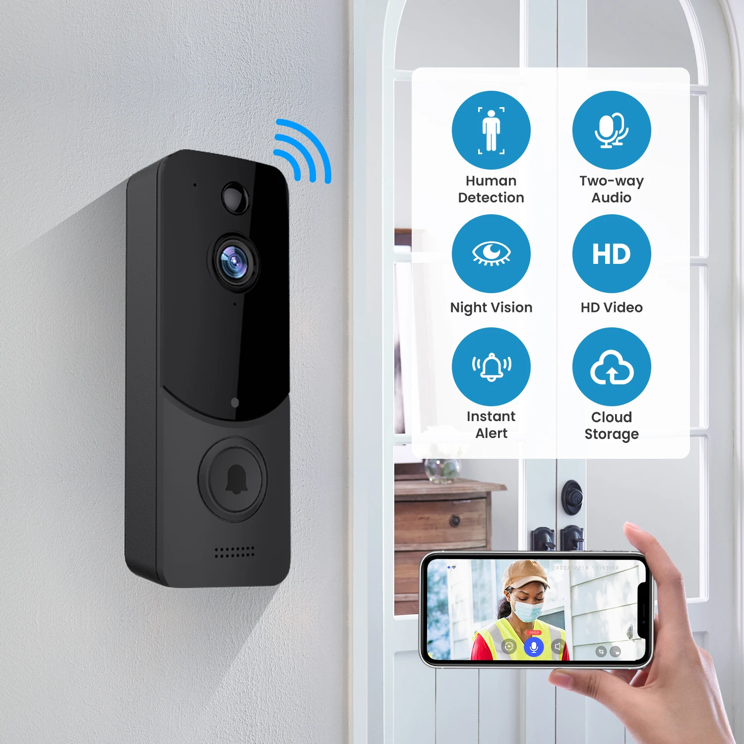 Wireless With Camera Home System Intercom Smart Security Doorbell - Buy ...