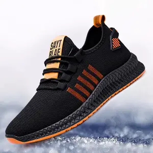 Fashion Fly Weave Sport Shoes High Quality Men Sport Running 2022 Sneakers Men's Casual Walking Style Shoes