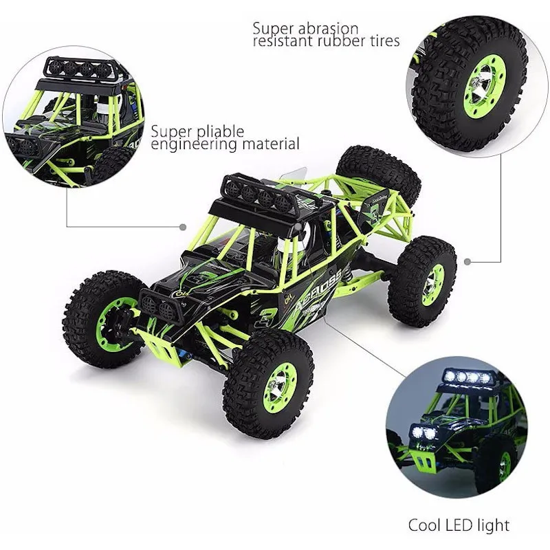 WLtoys 12427 4WD Crawler RC Truck - Remote Control Monster Truck